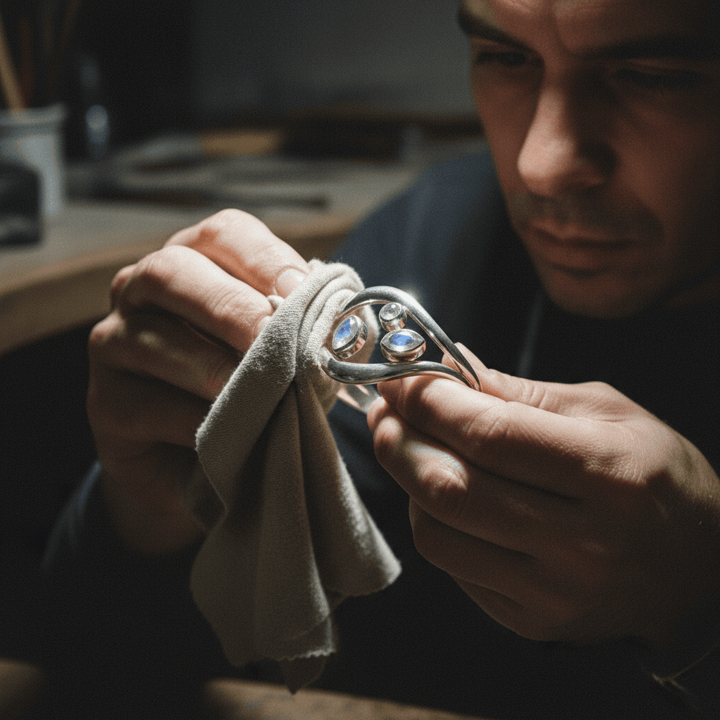 Quality finishing and polishing of handmade jewelry