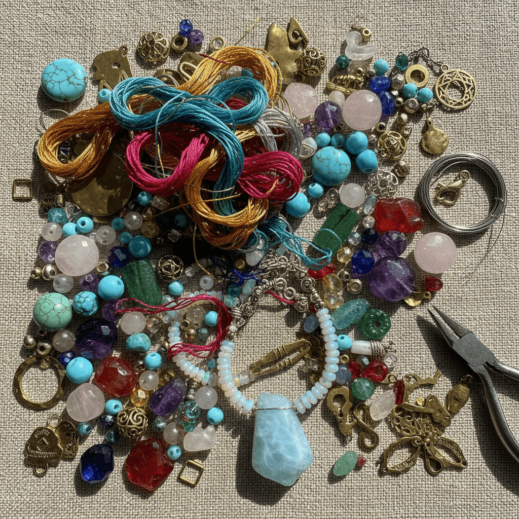 Handmade jewelry materials